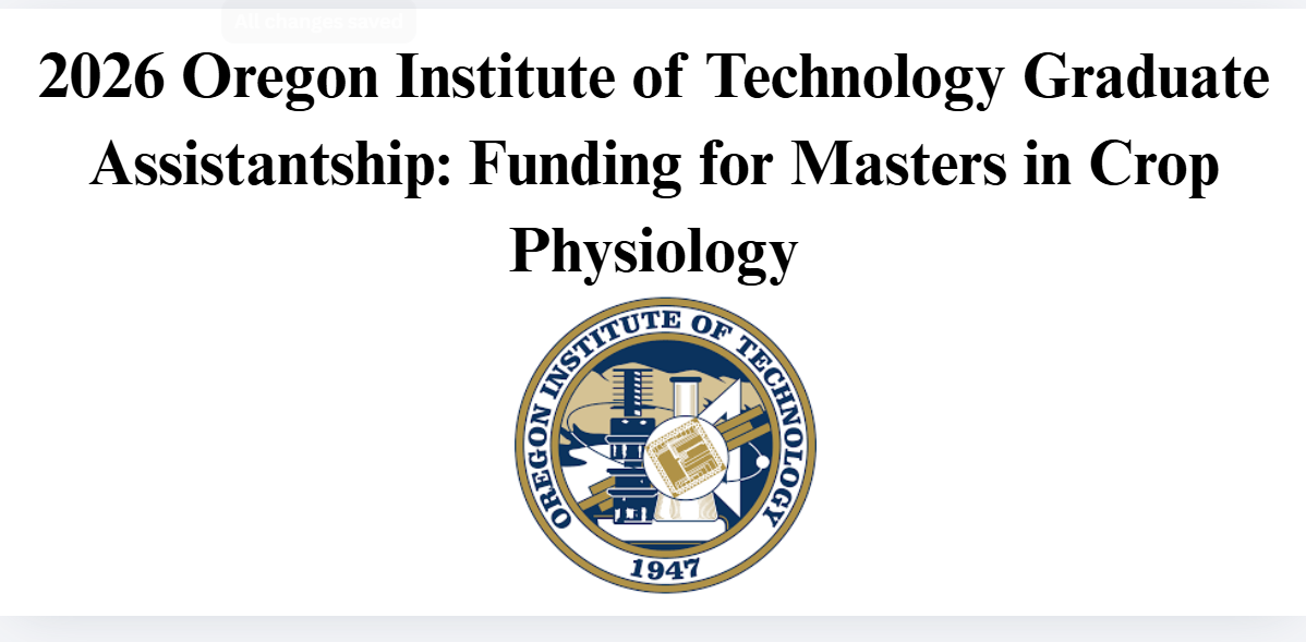 Oregon Institute of Technology Graduate Assistantship
