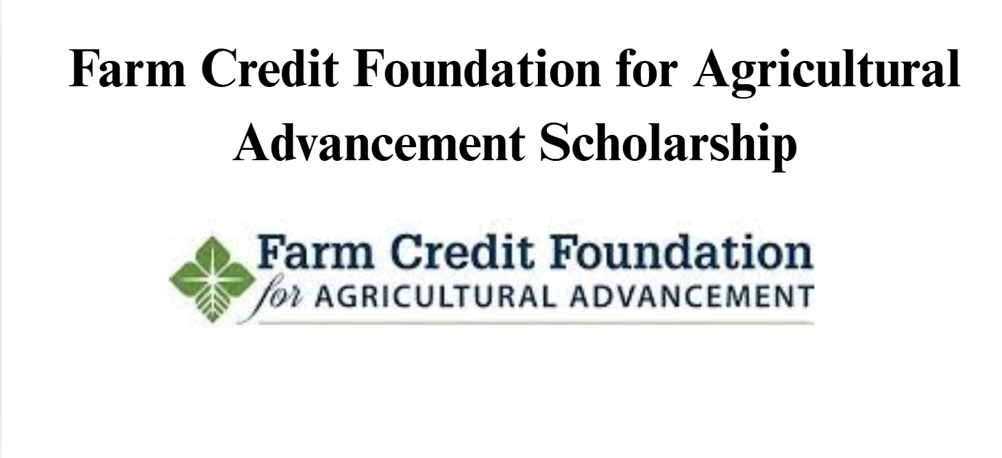 Farm Credit Foundation for Agricultural Advancement Scholarship